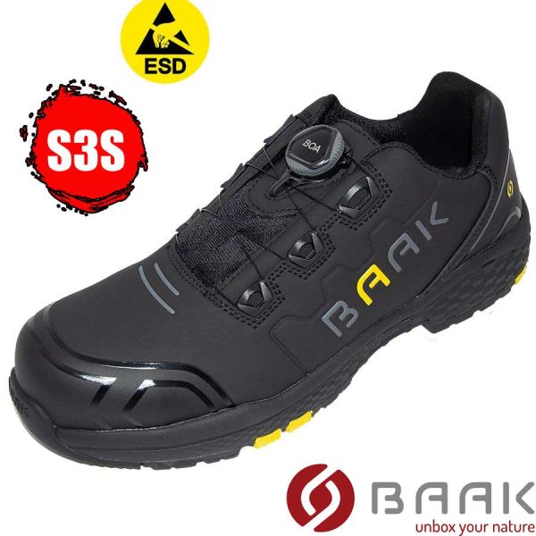 Sicherheitshalbschuhe BAAK ALEX S3S ESD, BOA, 50054