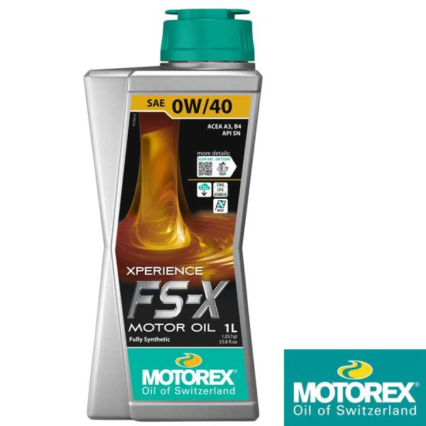 Motorex-Motorenoel-Xperience-FS-X-SAE-0W-40,-1-liter, 103217.0010