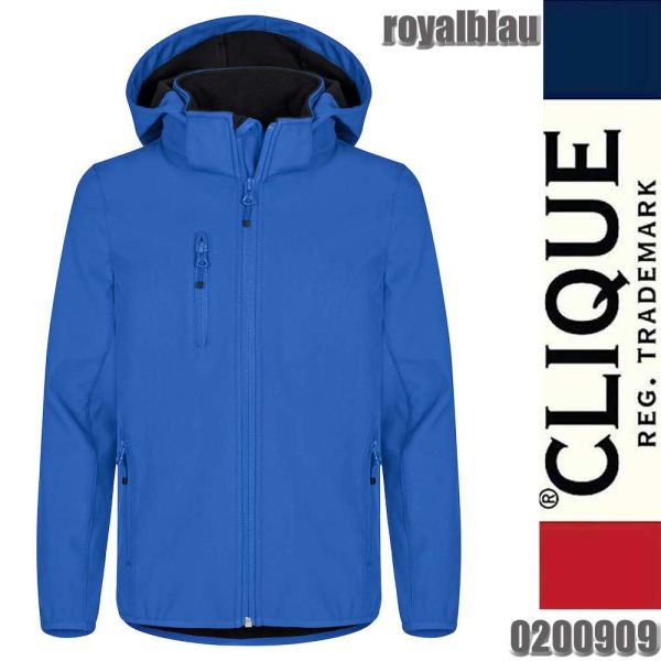 Classic Softshell Jacket Junior, Clique - 0200909, royalblau