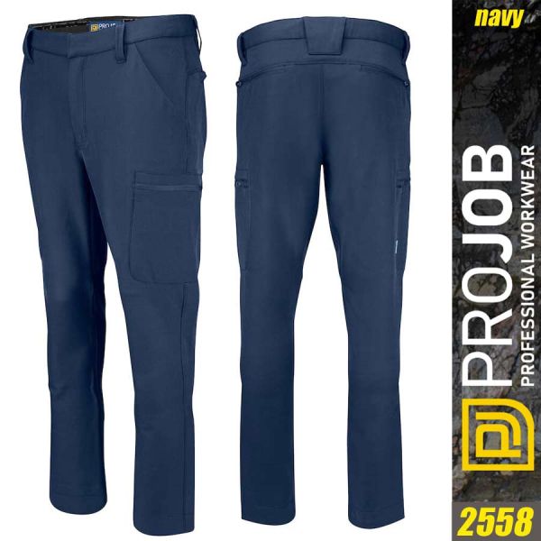 Full Stretch Arbeitshose, PRO JOB, 2558, navy