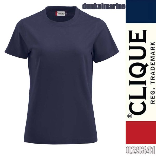 Damen Premium - T- Shirt, CLIQUE, 029341, dunkelmarine