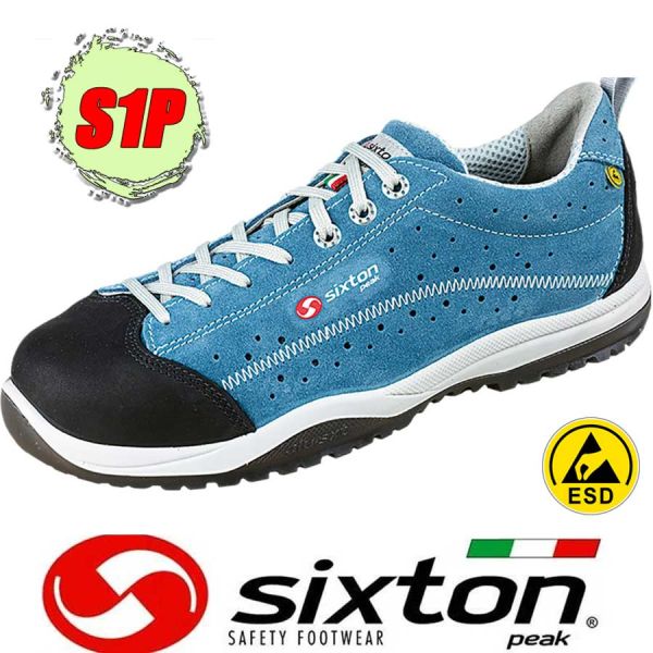 Pasitos S1P, ESD - Sicherheitshalbschuh, blau