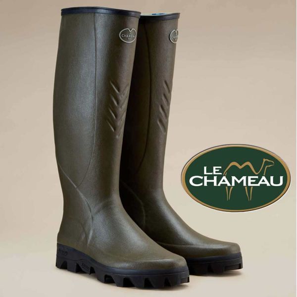 CERES Jersey, Naturkautschukstiefel, vert, LE Chameau, BCB1902