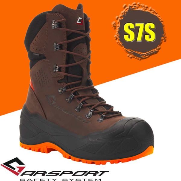 Sicherheitsschuh hoch, Bigfoot, S7S, GARSPORT, marrone, 841038