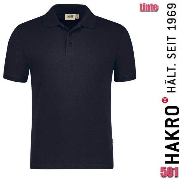 NO. 501 Hakro Poloshirt Bio-Baumwolle GOTS