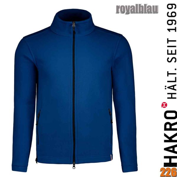 NO. 846 Hakro Fleecejacke Eco GRS, royalblau