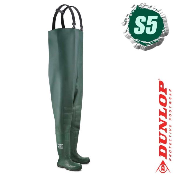 Sicherheits-Kanalhose / Wathose, DUNLOP ACIFORT Jobguard,