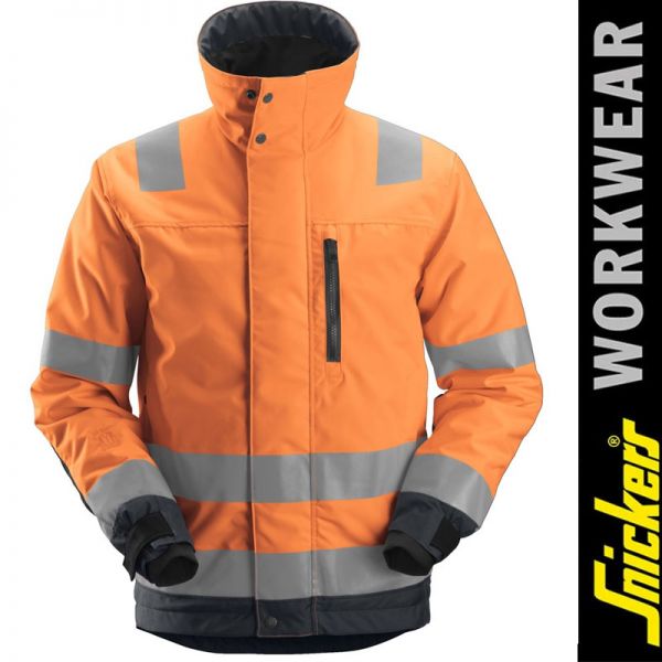 Allround Work, HIGH-VIS 37.5 -Arbeitsjacke warm - 1130-orange-steelgrey