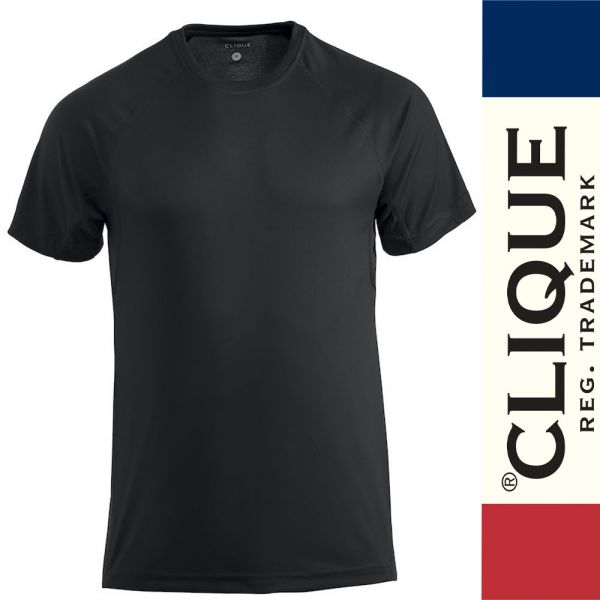 Premium Active-T-Shirt, Clique - 029338-schwarz