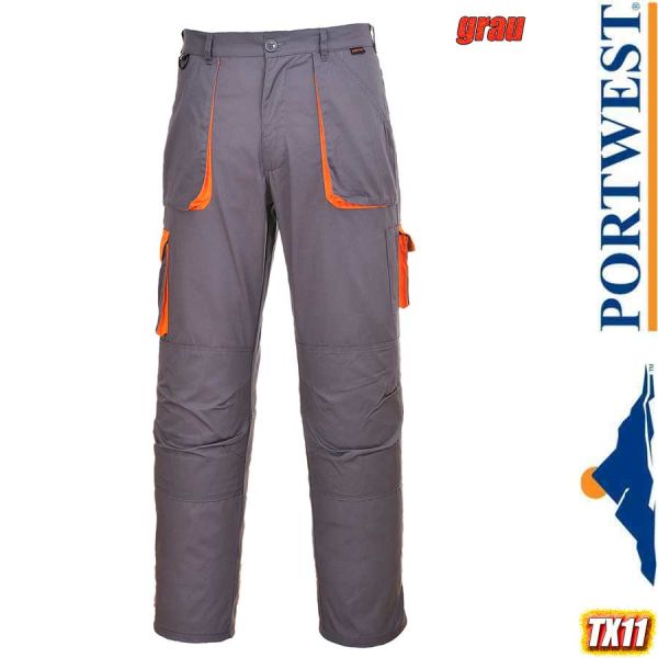 Texo Kontrast Hose, 60% Baumwolle, TX11 - PORTWEST