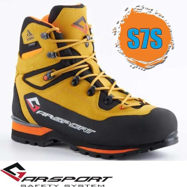 GARSPORT Sicherheitsschuh, Sierra senape-arancio, S7S,