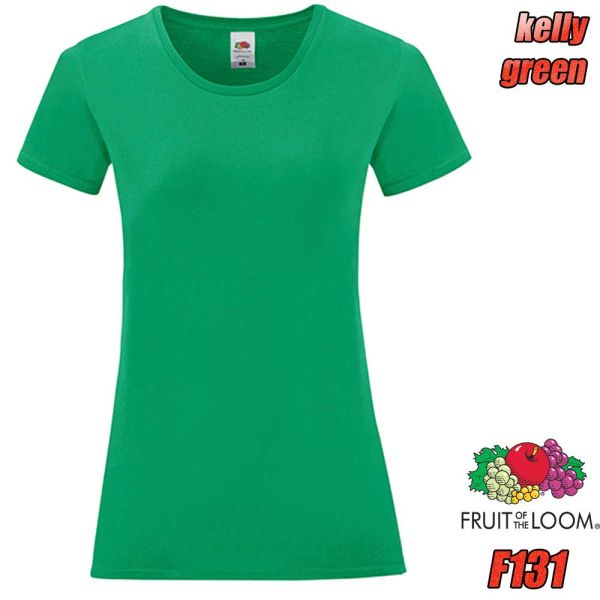 Ladies Iconic T-Shirt, F131, FRUIT OF THE LOOM