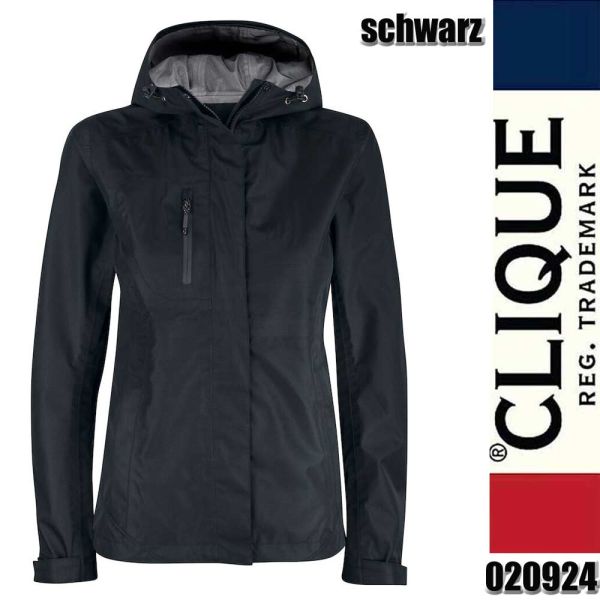 Waco funktionelle Hardshell Damen Jacke, Clique - 020924, schwarz