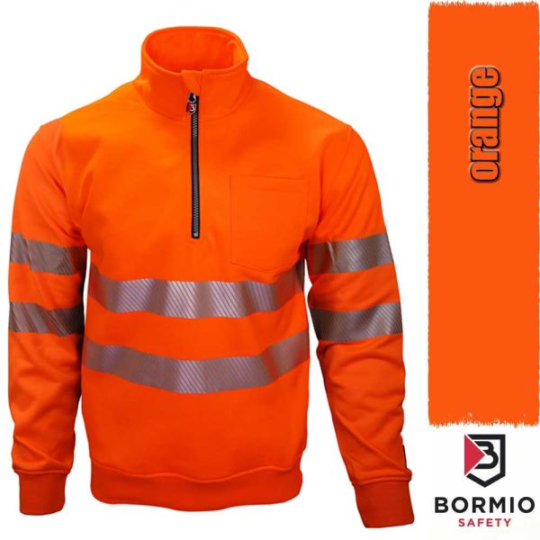 Warnschutz-Zip-Sweater BORMIO SAFETY Gonzen, 508760010