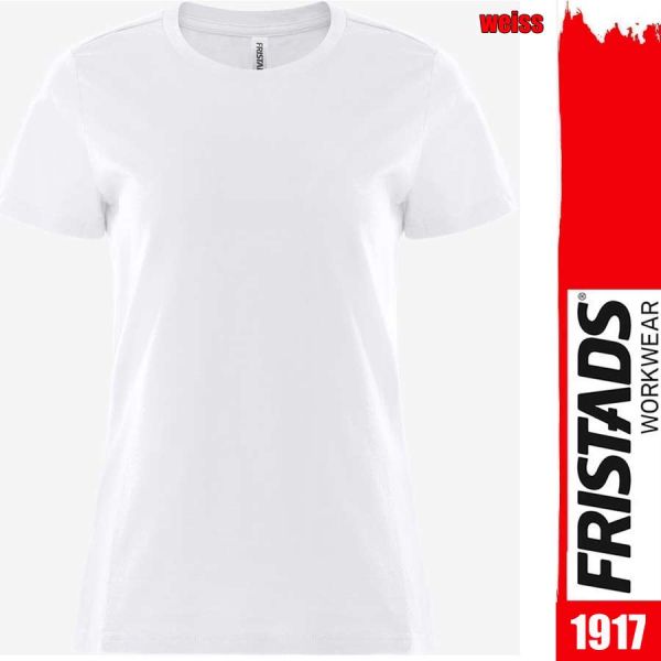 Damen T-Shirt mit feminimem Schnitt und schmalem Kragen, 1917, FRISTADS