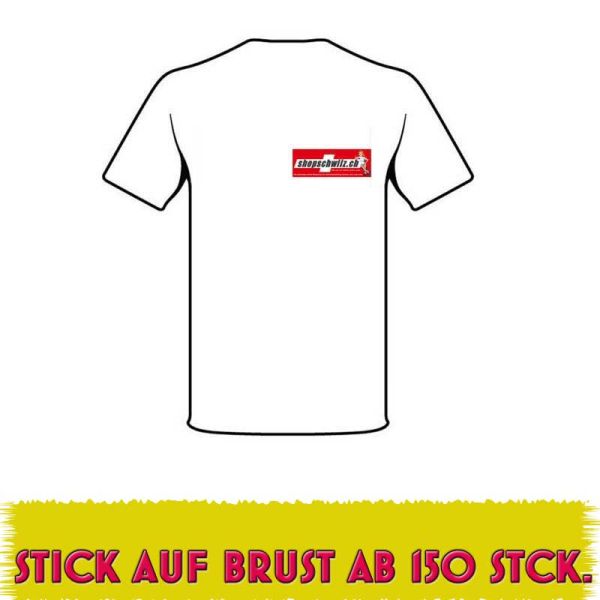 Logo - Stickerei auf Brust - ab 150 Stck.