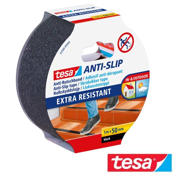 Antirutschband Extra Resistant 50 mm 5 m, TESA, 104002.0950