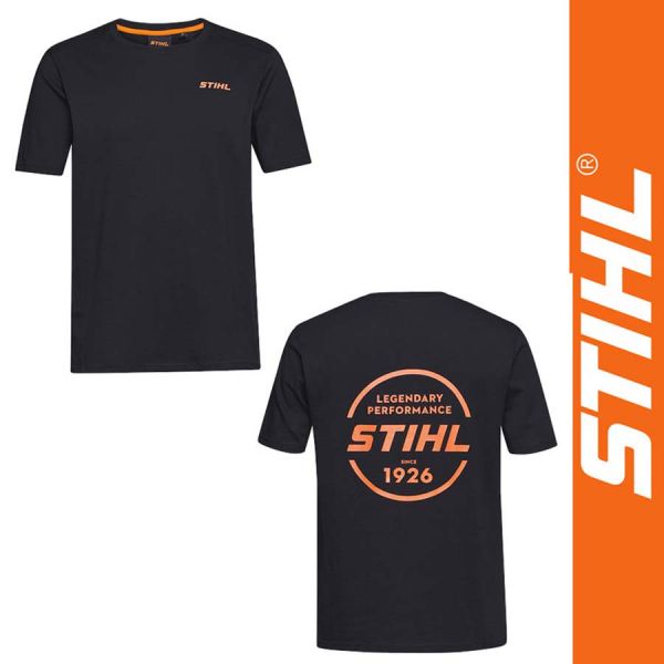 T-Shirt Logo Circle, schwarz - STIHL