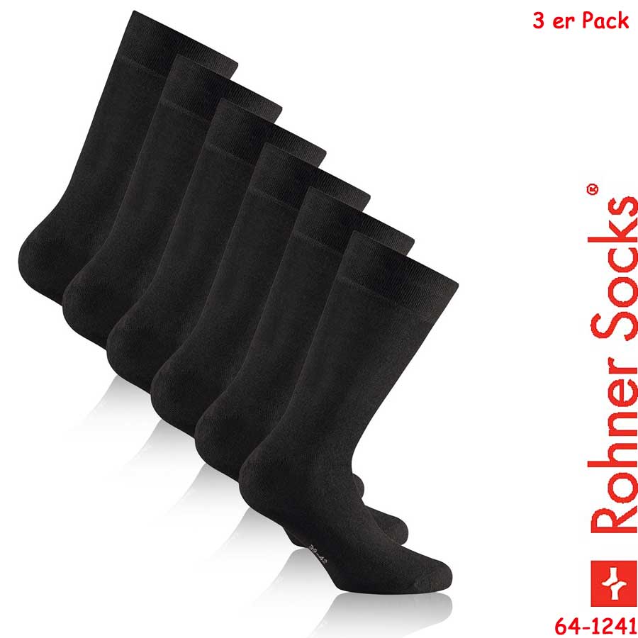 ROHNER Pack, Cotton / er Wool 3 Socken,