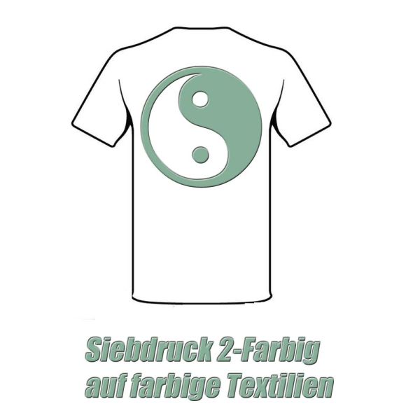 Siebdruck 2-farbig auf Textilien - REFSieb2