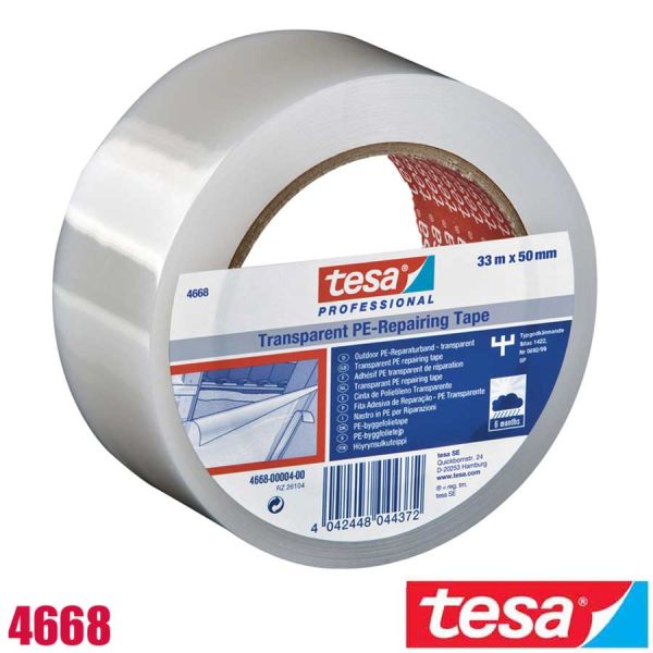 Reparaturband Folien transparent 50 mm 33 m, TESA,