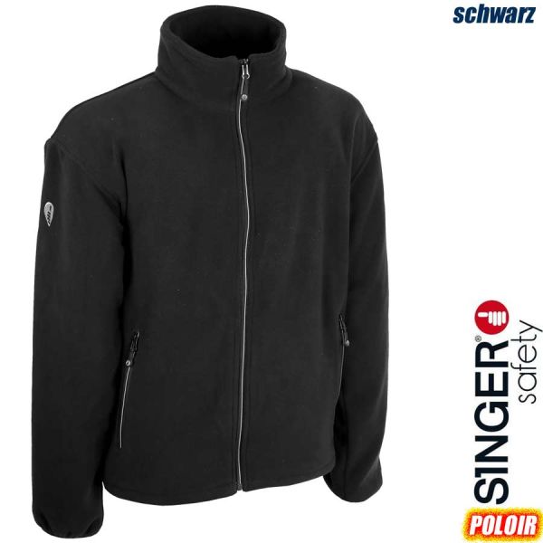 Fleecejacke-,schwarz,-290g,-POLOIR,-SINGER-Safety