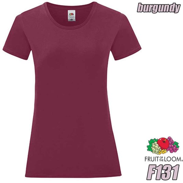 Ladies Iconic T-Shirt, F131, FRUIT OF THE LOOM