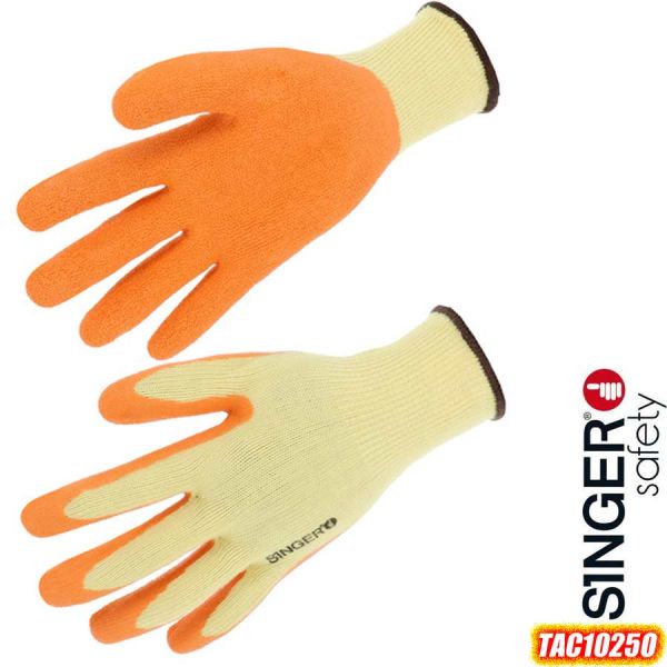 Latex-Handschuhe, nahtloser Träger, orange, TAC1025O