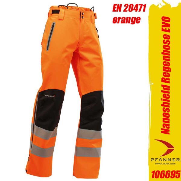 Regenhose Nanoshield - EN20471-Warnschutz - 106693-HI-VIS