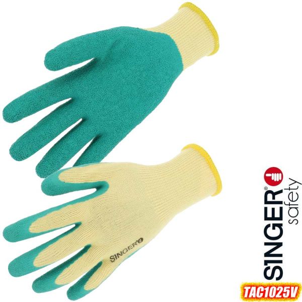 Latex-Handschuhe, nahtloser Träger, grün, TAC1025V