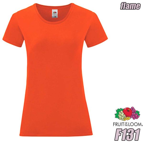 Ladies Iconic T-Shirt, F131, FRUIT OF THE LOOM