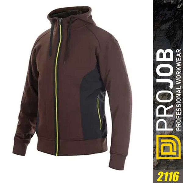 2116 Kaputzenjacke PRO JOB-braun