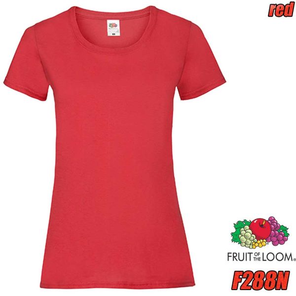 Damen Valueweight T-Shirt, F288N, FRUIT OF The Loom