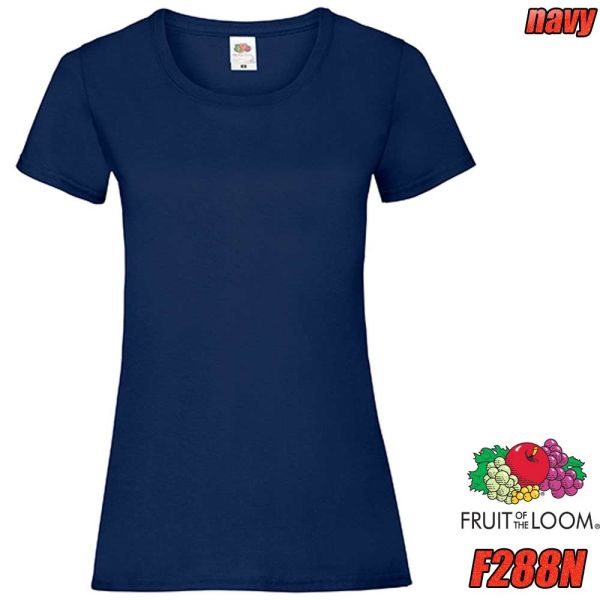 Damen Valueweight T-Shirt, F288N, FRUIT OF The Loom