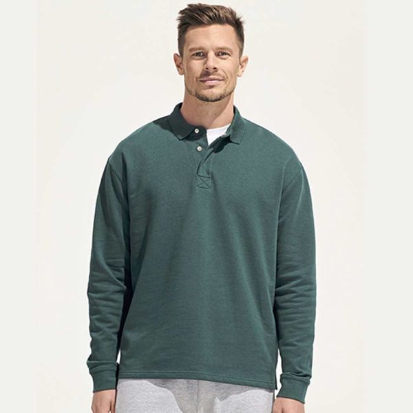 Polo Sweatshirt, oversize, Heritage, SOL'S, L03990