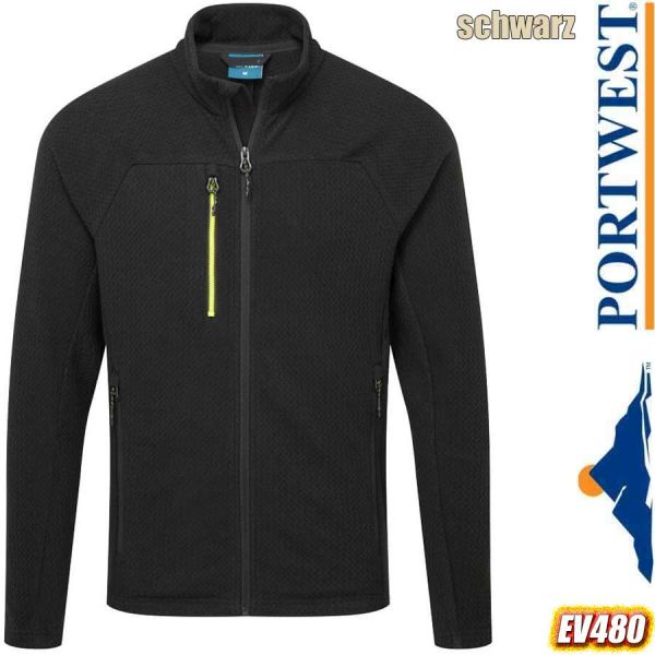 Strukturierte Fleecejacke, EV480, PORTWEST