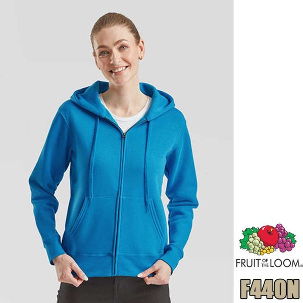 Damen Premium Hooded sweat-Jacket, F440N, Fruit of the Loom