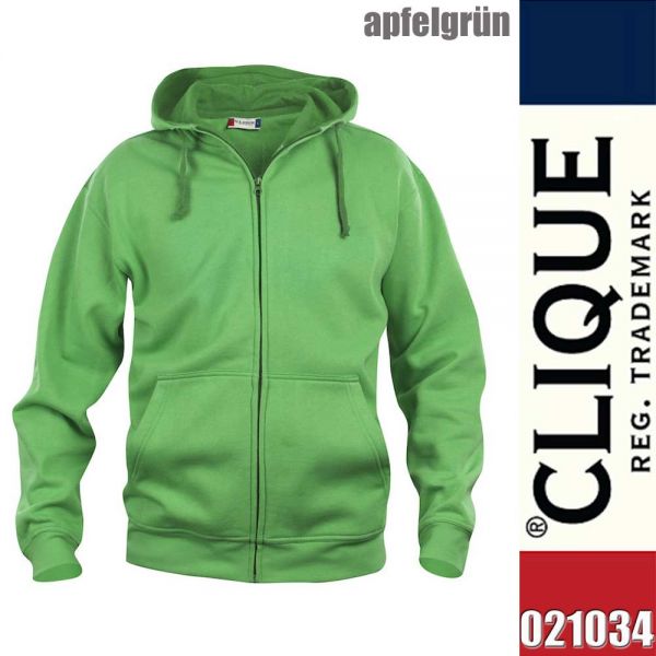 Basic Hoody Full Zipp, CLIQUE, 021034