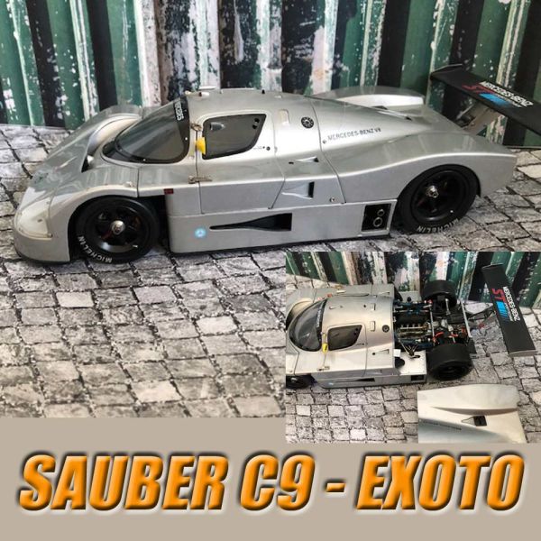 SAUBER C9 - silber - EXOTO 1:18 - HWS1032